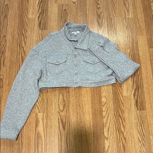 Garage Gray Crop Top